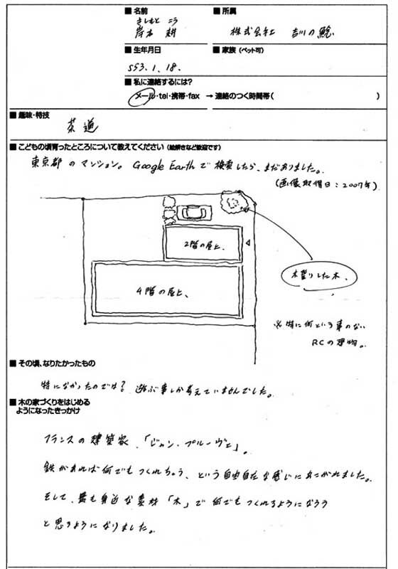 自己紹介シート①